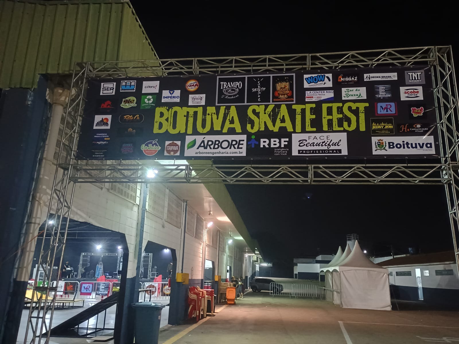 Entrada do evento