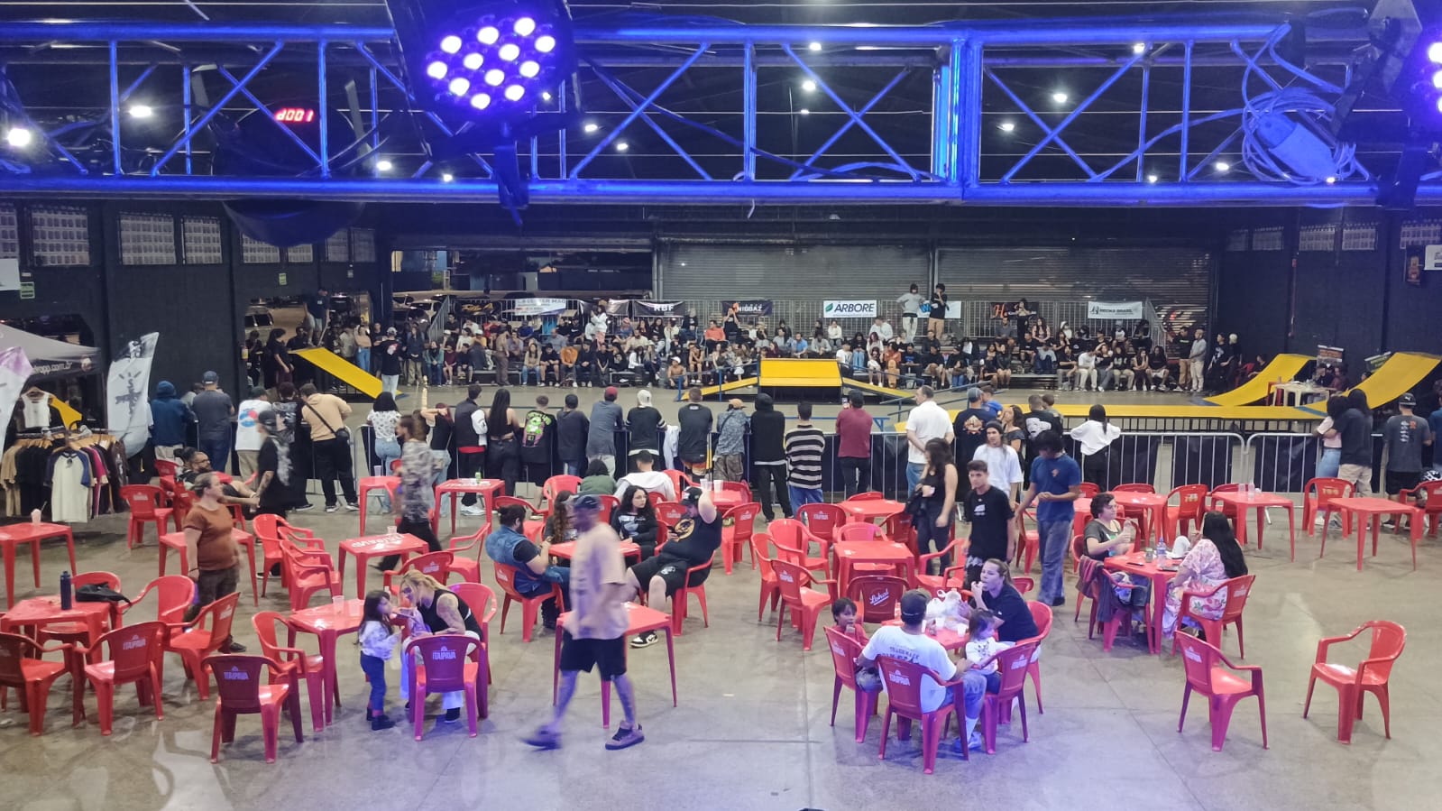 Público no evento